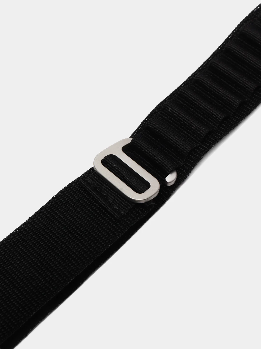Черный тканевый ремешок для Apple Watch 38 / 40 / 41, 42 / 44 / 45 / 49 мм