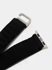 Черный тканевый ремешок для Apple Watch 38 / 40 / 41, 42 / 44 / 45 / 49 мм