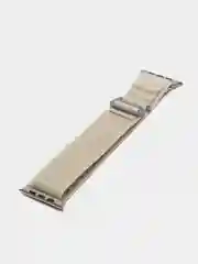Белый тканевый ремешок для Apple Watch 38 / 40 / 41, 42 / 44 / 45 / 49 мм