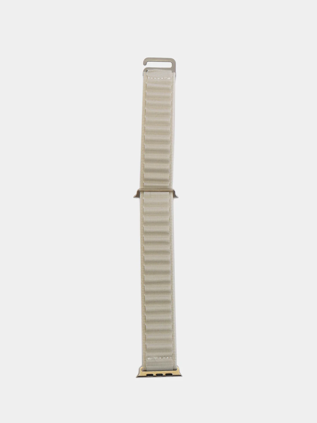 Белый тканевый ремешок для Apple Watch 38 / 40 / 41, 42 / 44 / 45 / 49 мм