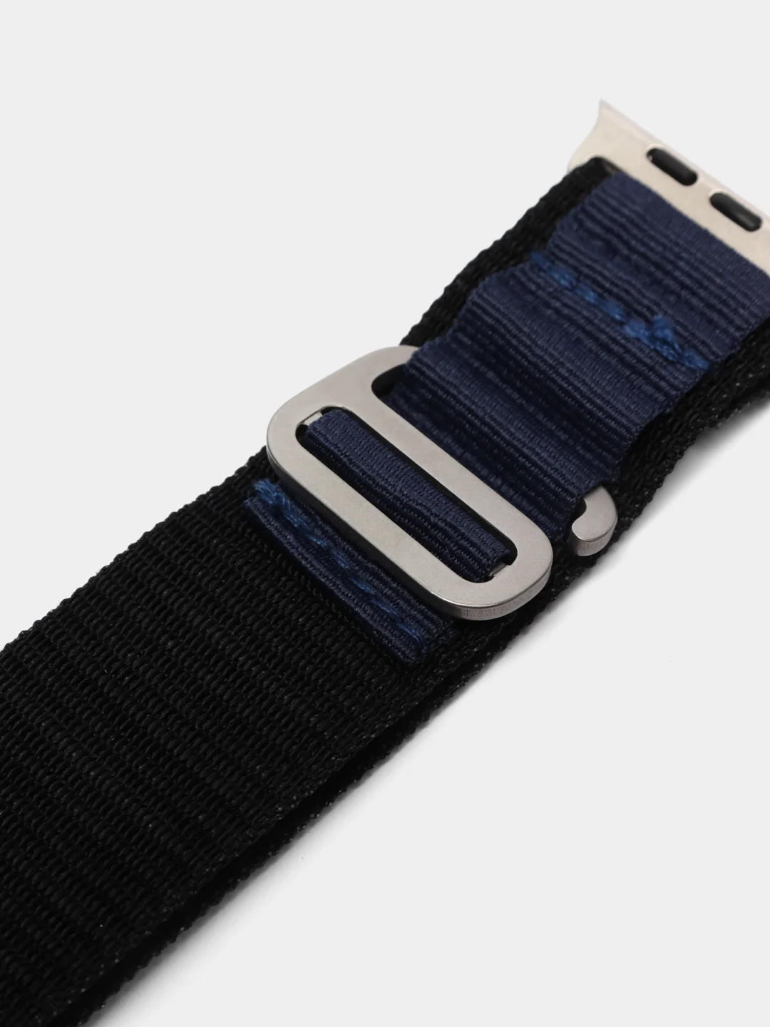 Темно-синий тканевый ремешок для Apple Watch 38 / 40 / 41, 42 / 44 / 45 / 49 мм