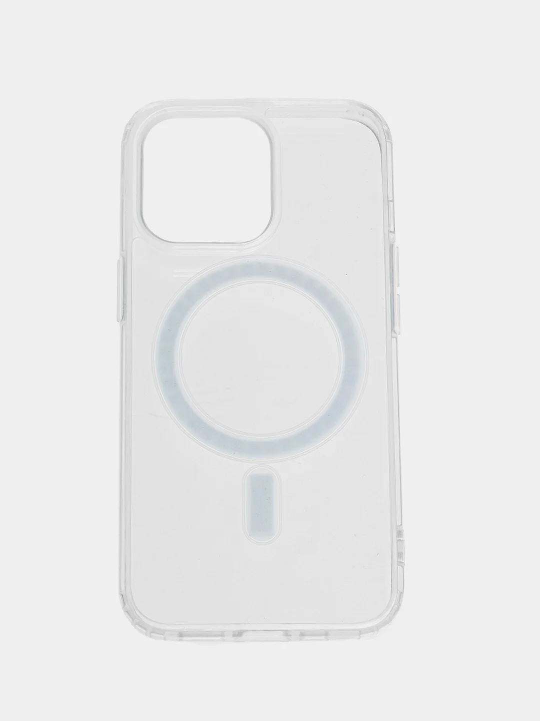 Прозрачный чехол MagSafe для iPhone 6S/7/8/SE/XR/XS/11/12/13/14/Pro/Max/mini, прозрачный силикон