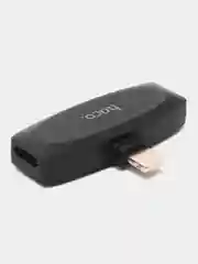 Черный беспроводной микрофон, петличный, для Type-C, iPhone и Android