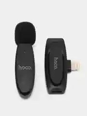 Черный беспроводной микрофон, петличный, для Type-C, iPhone и Android