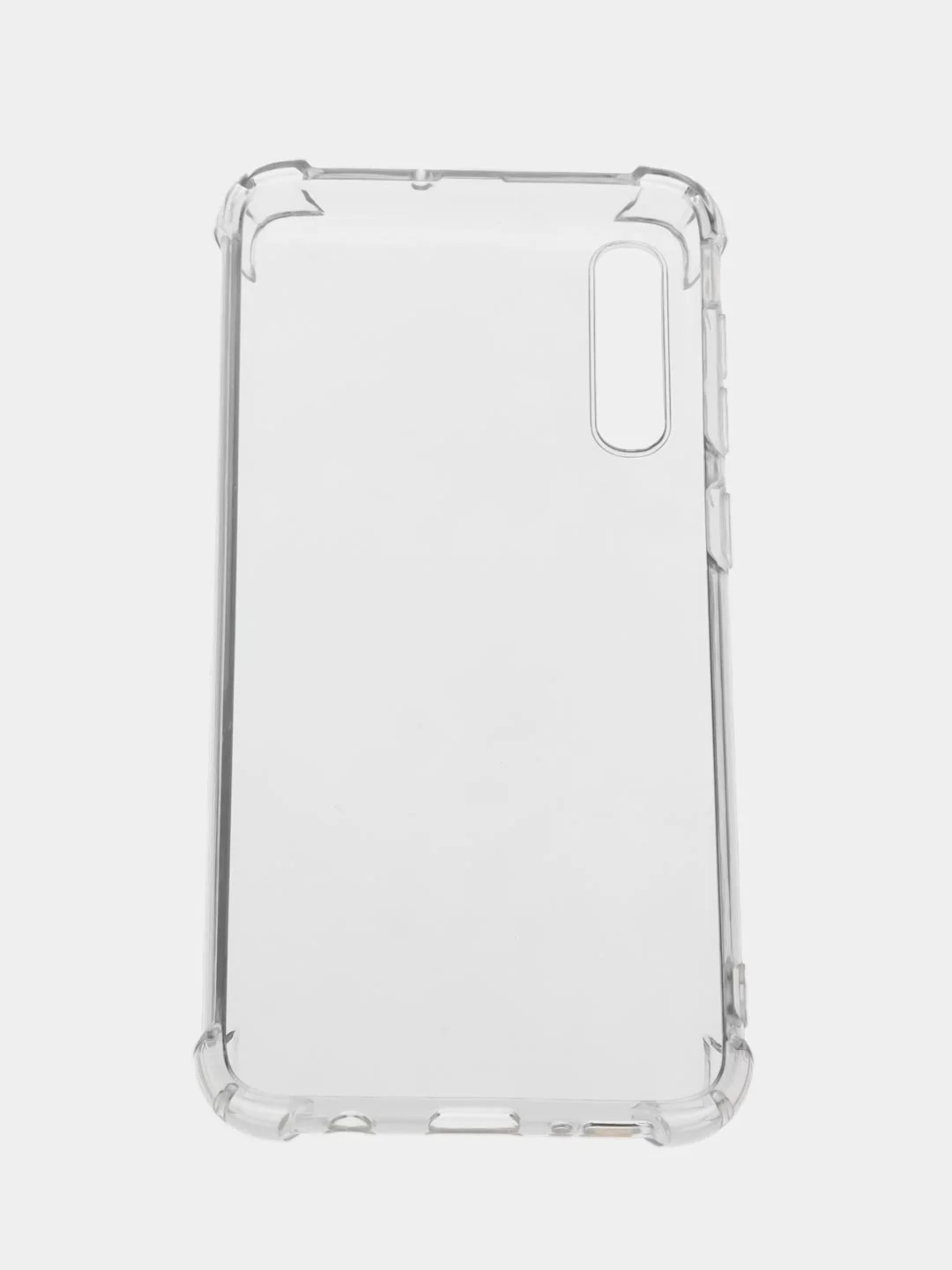 Серебряный чехол Samsung Galaxy A50, A50s, A30s (Самсунг Галакси А50, А30С), прозрачный