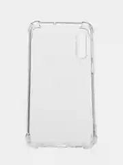Серебряный чехол Samsung Galaxy A50, A50s, A30s (Самсунг Галакси А50, А30С), прозрачный