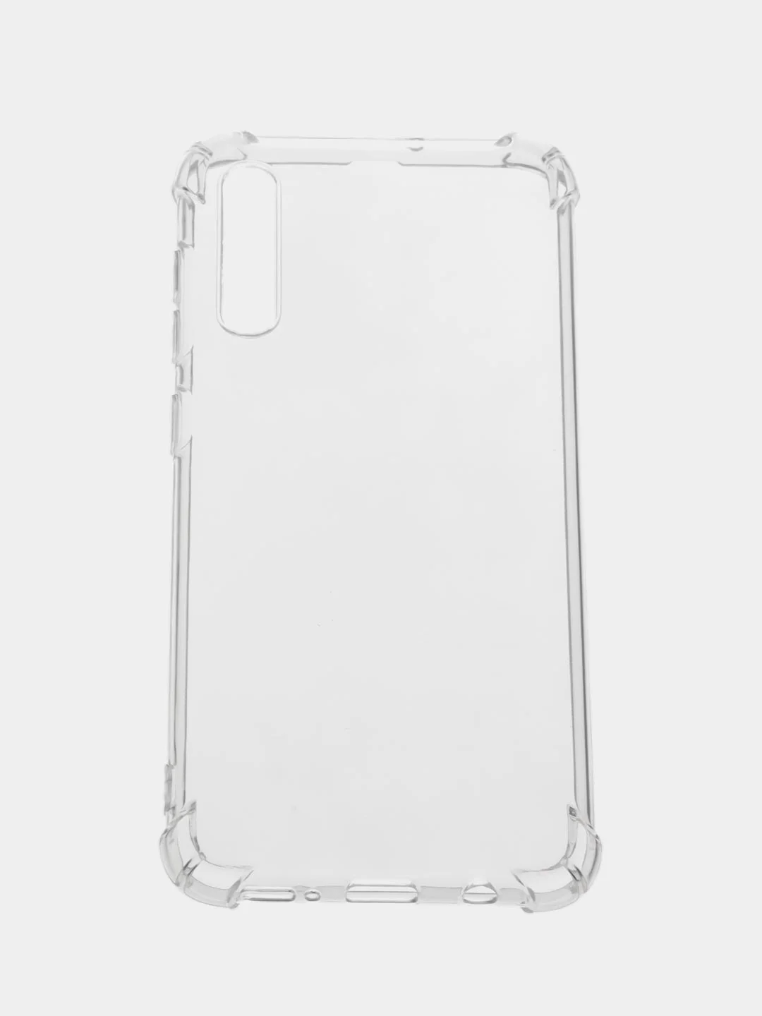 Серебряный чехол Samsung Galaxy A50, A50s, A30s (Самсунг Галакси А50, А30С), прозрачный