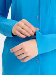 Лазурный костюм женский, тройка