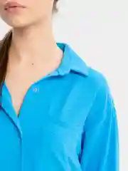 Лазурный костюм женский, тройка