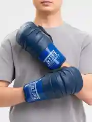 Синий шингарды "Рукавички", комбинированные, S, M, L