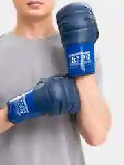 Синий шингарды "Рукавички", комбинированные, S, M, L