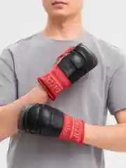 Красный шингарды "Рукавички", комбинированные, S, M, L