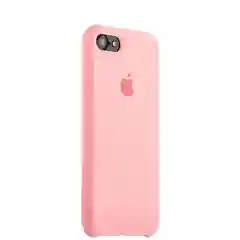 Розовый чехол для iPhone 11, 6S, 7, 5, XR, XS, 7+, 11 Pro Max, с открытым низом, Silicone Case