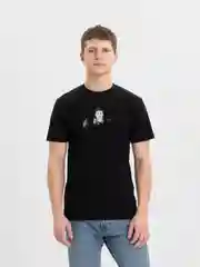 Черный футболка с вышивкой Данила, унисекс