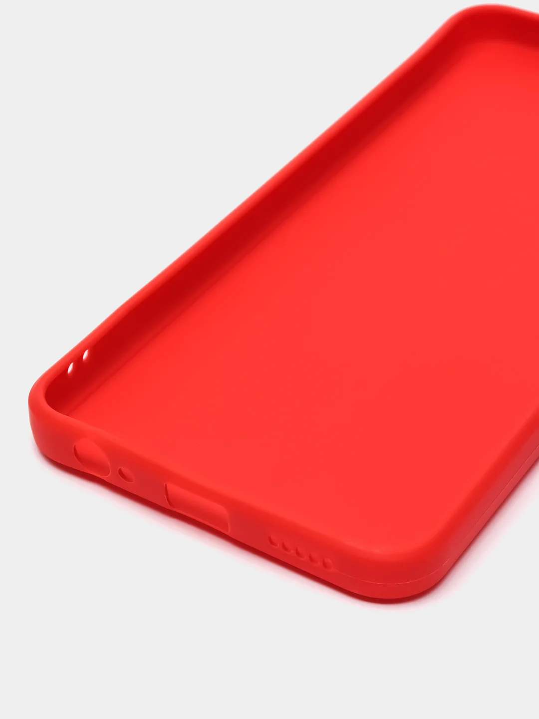 Красный чехол для Vivo Y16 (Виво у16), силиконовый