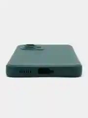 Тёмно-зелёный чехол для Xiaomi POCO X4 GT (Сяоми Поко Х4 ГТ), силиконовый