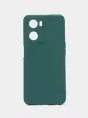Тёмно-зелёный чехол для Oppo A57S, Oppo A77 4G (Оппо А57С, А77 4Ж), силиконовый, c защитой камеры