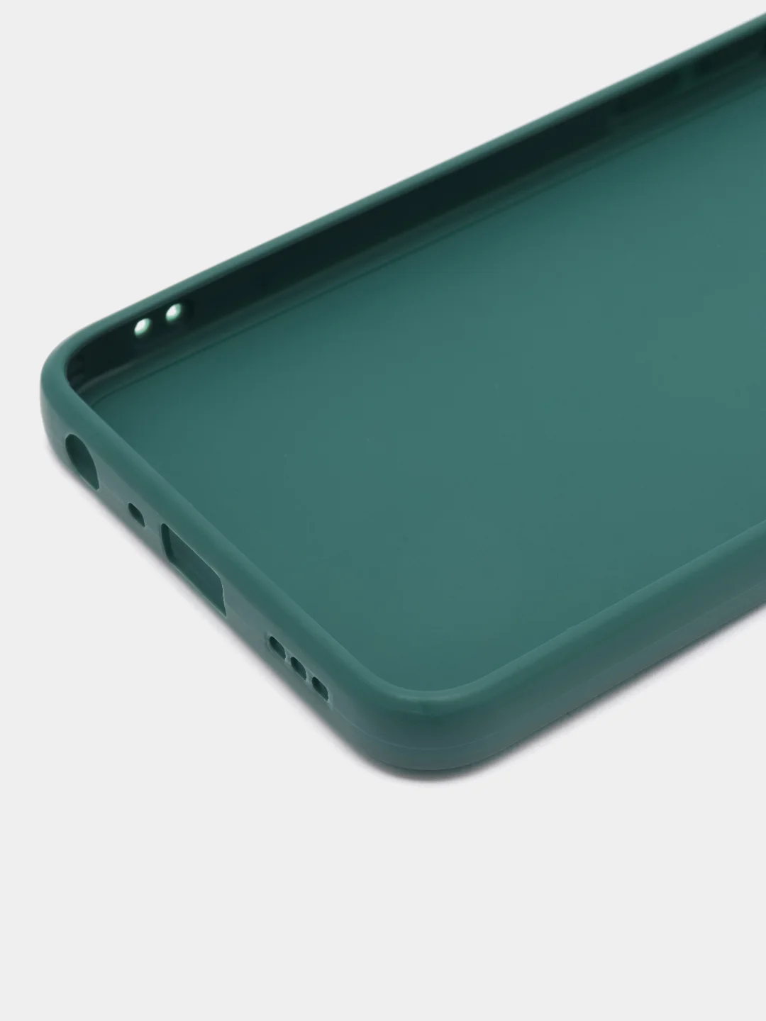 Тёмно-зелёный чехол для Oppo A57S, Oppo A77 4G (Оппо А57С, А77 4Ж), силиконовый, c защитой камеры