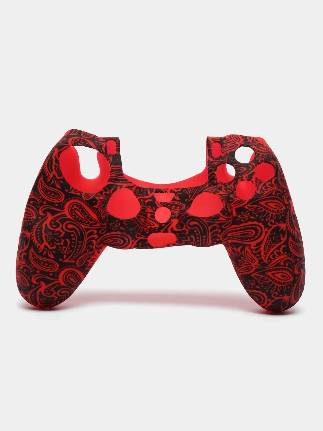 Красный защитный чехол с принтом для джойстика PS4, DualShock 4, PlayStation 4