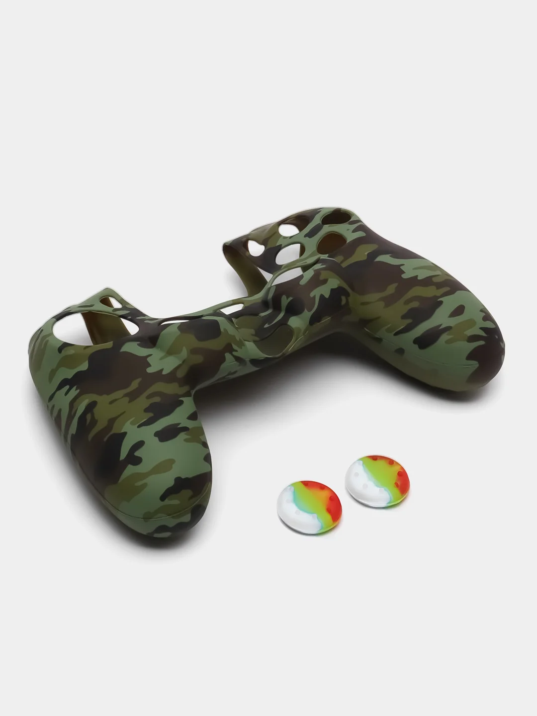 Зеленый защитный чехол с принтом для джойстика PS4, DualShock 4, PlayStation 4