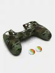 Зеленый защитный чехол с принтом для джойстика PS4, DualShock 4, PlayStation 4