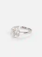 Серебряное кольцо с муассанитом, 1-3 ct