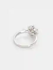 Серебряное кольцо с муассанитом, 1-3 ct