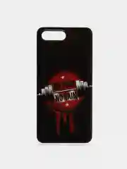 Багровый чехол Huawei Honor 10, Хуавей Хонор 10 силиконовый с рисунком