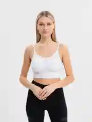 Белый топ женский, базовый, спортивный,кроп-топ