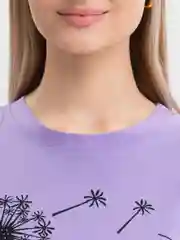 Аметистовый футболка женская, с печатью