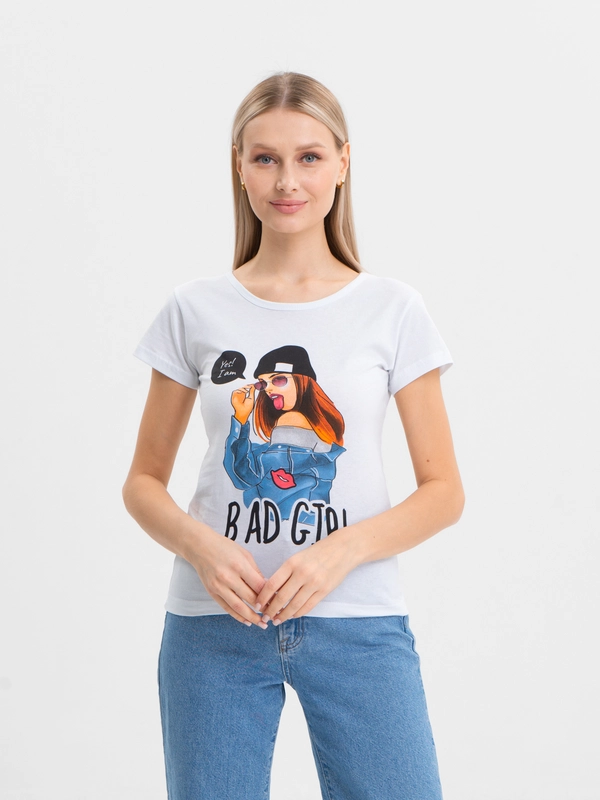 Футболка женская, хлопок