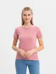 Коралловый футболка женская, хлопок