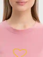 Коралловый футболка женская, хлопок