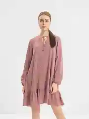 Коралловый меланж платье женское летнее