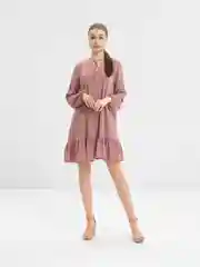 Коралловый меланж платье женское летнее
