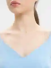 Голубой платье женское