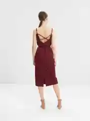Бордовый платье женское