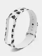 Молочный ремешки для Xiaomi Mi Band 5 с рисунком