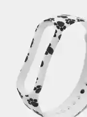 Молочный ремешки для Xiaomi Mi Band 5 с рисунком