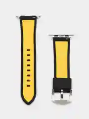 Угольный силиконовый ремешок для Apple Watch 38/40/42/44 mm с застежкой