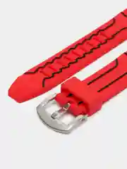 Красный силиконовый ремешок для Apple Watch 38/40/42/44 mm с застежкой