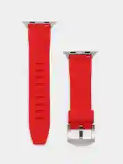 Красный силиконовый ремешок для Apple Watch 38/40/42/44 mm с застежкой