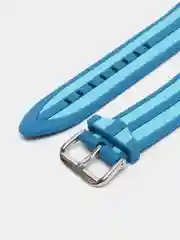 Голубой силиконовый ремешок для Apple Watch 38/40/42/44 mm с застежкой
