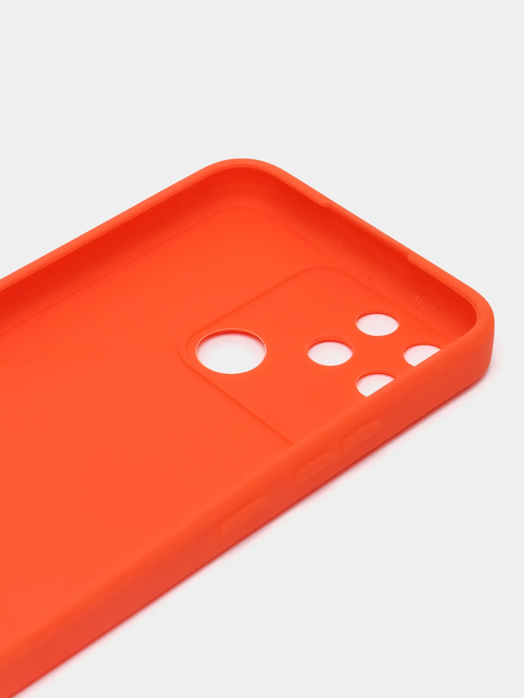 Оранжевый чехол Realme NARZO 50A силиконовый (Реалми НАРЗО 50А)