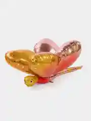 Розовый воздушный шар Стрекоза 3D