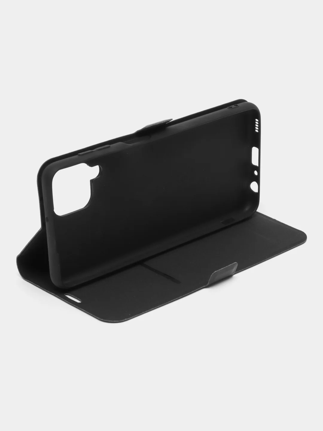 Черный чехол-книжка для Samsung Galaxy A22 2021