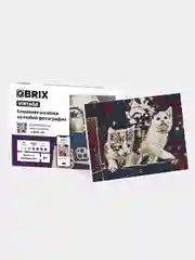 Алмазная мозаика по твоей фотографии на подрамнике Qbrix Vintage A3