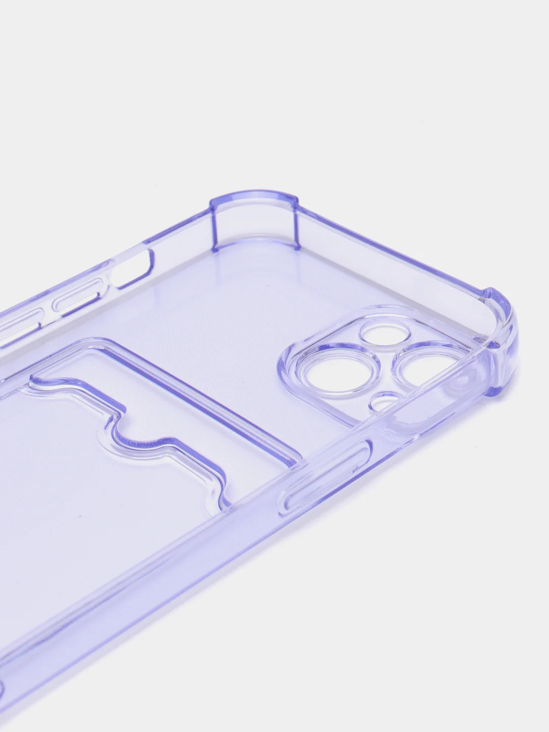 Фиолетовый чехол с карманом для карт iPhone XR, 11, 12, 13, 14, 15, Pro, Pro Max, Plus, 7, 8, айфон