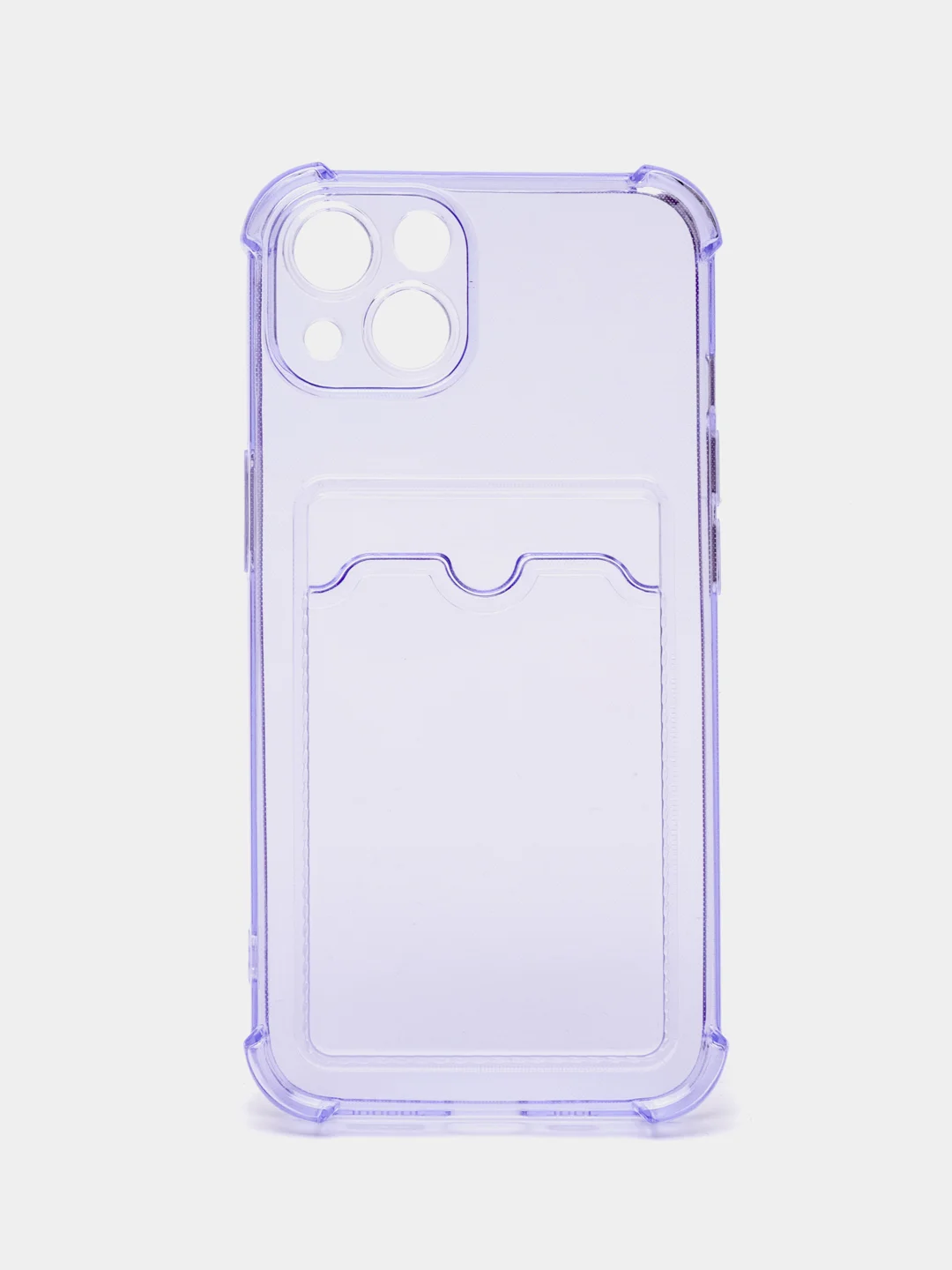Фиолетовый чехол с карманом для карт iPhone XR, 11, 12, 13, 14, 15, Pro, Pro Max, Plus, 7, 8, айфон