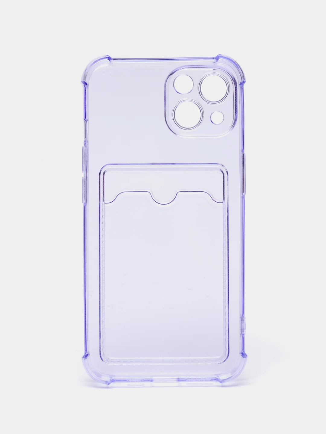 Фиолетовый чехол с карманом для карт iPhone XR, 11, 12, 13, 14, 15, Pro, Pro Max, Plus, 7, 8, айфон